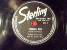 HANK WILLIAMS 78 STERLING RARE FIRST RELEASE 1947 VG ++