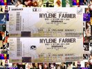 2 PLACES DE CONCERT MYLENE FARMER 12/09-STADE DE FRANCE