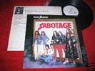 Black Sabbath SABOTAGE JAPAN 1st Press WL PROMO LP OZZY