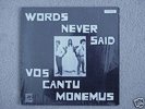 Vos Cantu Monemus Rare Private Press Hippie Folk
