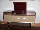 Fabulous Timber HMV Record Player 60s - 70s