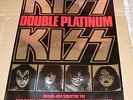 KISS Double Platinum LP Metallic Poster Casablanca 1978