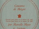 DF 37/ MOZART CONCERTOS/ MARCELLE MEYER, piano/ HEWITT
