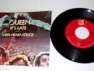 QUEEN IT'S LATE ORIGINAL USA UNIQUE PICTURE SLEEVE 7