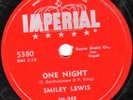 RARE SMILEY LEWIS 78 ONE NIGHT (ORIGINALOF ELVIS HIT) E