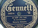 52) 78 RPM BIX w THE WOLVERINE ORCHESTRA GENNETT 5453