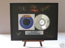 DEF LEPPARD Lets Get Rocked HANDSIGNED PLATINUM DISPLAY