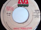 rare Jamaica Reggae 45 PAUL FREEMAN great tribulation