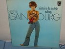 DISQUE 33 T  SERGE GAINSBOURG HISTORE DE  MELODY NELSON