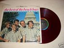   THE BEACH BOYS LP THE BEST OF THE BEACH BOYS RED WAX