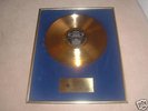 THE CURE  RARE GERMAN GOLD DISC  STANDING ON A BEACH LP