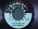 RUBY ANDREWS   JUST LOVING YOU   ZODIAC 1010