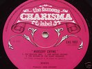 Genesis NURSERY CRYME UK LP 1ST PINK SCROLL EX PLUS