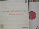 BACH SONATAS AND PARTITAS- ARTHUR GRUMIAUX- NM-