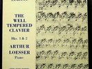 LOESSER piano BACH Well Tempered Clavier BOOK I/II HEAR
