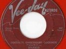 THE SPANIELS ON VEE JAY RED WAX 45 RPM DOO-WOP