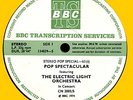 BBC TRANSCRIPTION LP - E.L.O. / RALPH McTELL