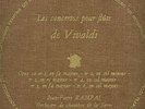 DF 129/ VIVALDI CONCERTOS/J.P RAMPAL/ RISTENPART