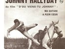 JOHNNY HALLYDAY  Ma guitare  rare version juke-box