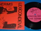Germs 7inch Lexicon Devil ORIG mint unplayed red cover