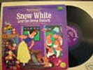 SNOW WHITE & SEVEN DWARFS Disneyland Records LP 1969