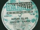 GREGORY ISAACS - REPORT TO ME - OG UK 1989 12