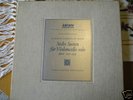 ARCHIV SAPM Bach 6 cello suites FOURNIER 3lp box NM
