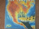 Def Leppard First Strike EP Belgium rare autographed