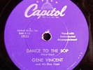 GENE VINCENT  Dance To The Bop 78  #3839 ROCKABILLY  E+