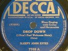 45)   78 RPM     SLEEPY JOHN ESTES     DECCA 7766  