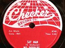 BO DIDDLEY  * SAY MAN 78 CHECKER #931 E+ to N-