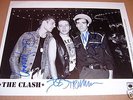 THE CLASH - SIGNED ORIG 10 X 8 PROMO PHOTO PUNK RARE