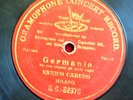 Enrico Caruso - Germania. Red G&T Classical 78 rpm