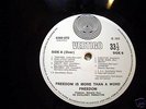 Rare UK prog psych LP FREEDOM IS MORE THAN A WORD MINT