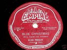 PHILIPPINES 78 RPM ELVIS PRESLEY BLUE CHRISTMAS EMPIRE