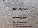 LUC FERRARI -  PROSPECTIVE - HETEROZYGOTE