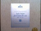 BOX 3 LPs PIERRE FOURNIER Bach Cello suites ARCHIV