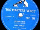 U RARE ELVIS PRESLEY UK 78 MYSTERY TRAIN HMV POP 295 E-