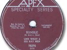 Rare LINK WRAY & Ray Men 78 RPM Record. Rumble/The Swag