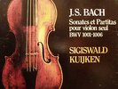 BACH Sonatas & Partitas For Solo Violin 3LP Box ORIG NM