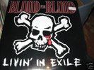 BLOOD FOR BLOOD Livin in Exile WHITE VINYL LP 2nd sXe