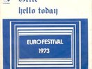 EUROVISION 1973. GITTE : HELLO TODAY. In English. Italy