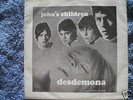 (MARC BOLAN) JOHN'S CHILDREN- DESDEMONA UK PS/ TRACK