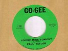 Paul Taylor on Go Gee Detroit Doo Wop Listen