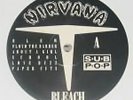 Nirvana Bleach Sub Pop LP WHITE 1st PRESSING RARE **