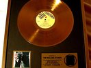 ROLLING STONES GOLDENE SCHALLPLATTE GOLD RECORD VINYL