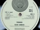 Black Sabbath - Paranoid UK LP Vertigo Swirl Label NM
