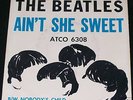 The Beatles Ain't She Sweet RARE ATCO 45 Picture Sleeve
