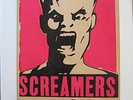 Screamers flyer 11x17 L.A. punk Gary Panter Germs X