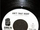NORTHERN SOUL 45 BRICE COEFIELD AIN'T THAT RIGHT - OMEN